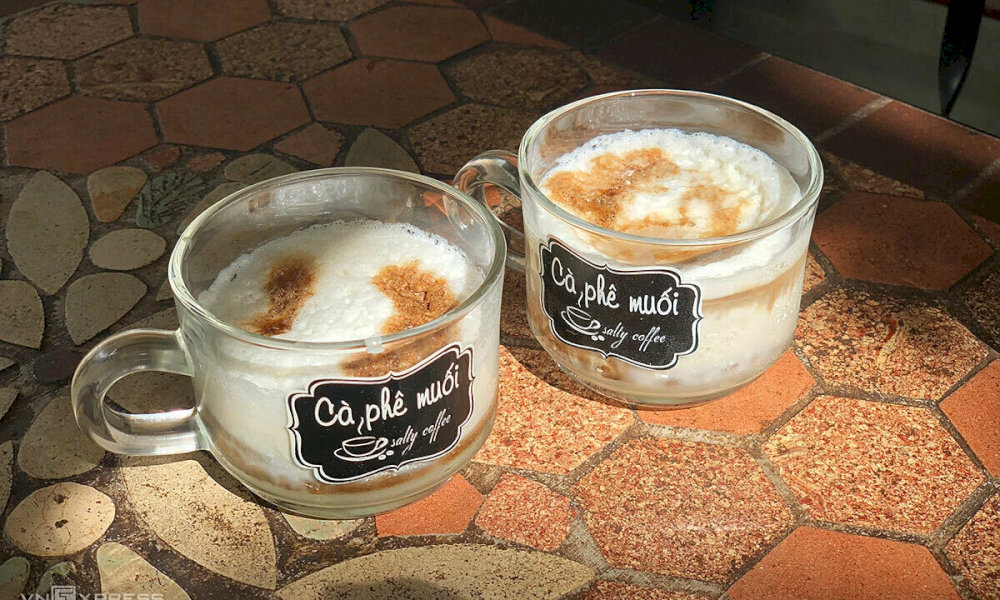 Salty coffee is a signature drink in Hue which is available at all three recommended cafes